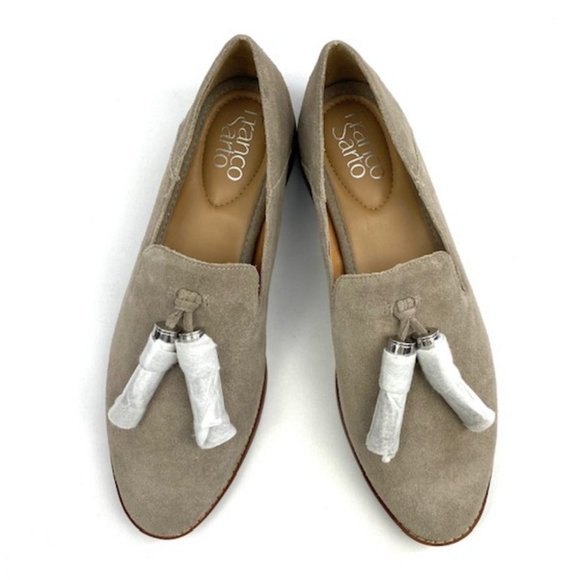 New Franco Sarto Hadden Cocco Suede Leather Tassel Loafer Size 11 - Picture 4 of 10